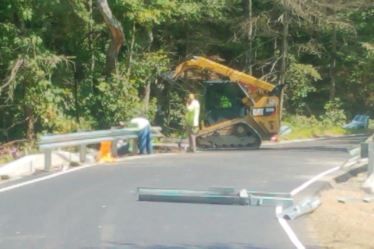 Guardrail Crew is On Site